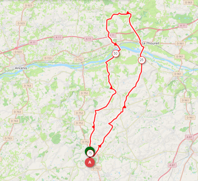 DIMANCHE -26 - DI242 - 76 KMS
