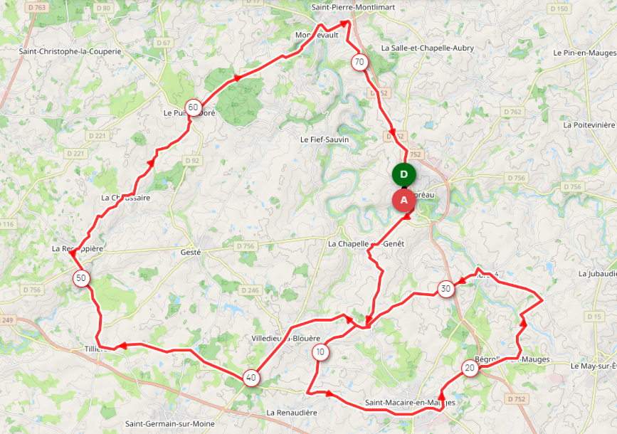 DIMANCHE -02 - DI243 - 76 KMS
