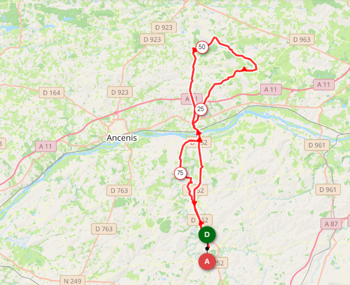 DIMANCHE -26 - DI316 - 92 KMS