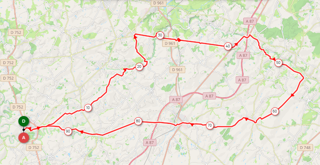 DIMANCHE - 17 - DI319 - 96 KMS