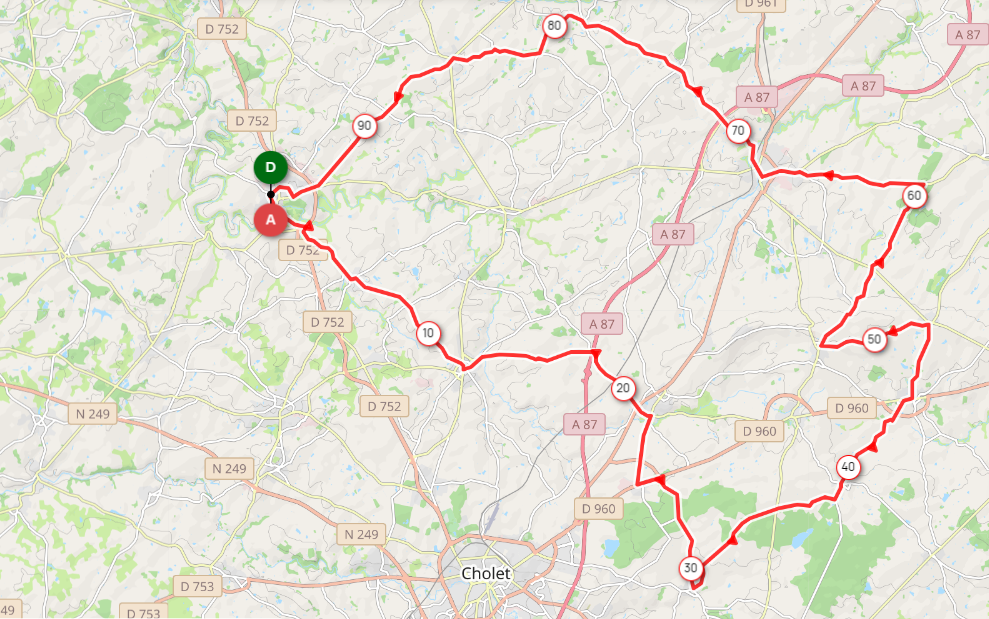 DIMANCHE - 05 - DI326 - 95 KMS