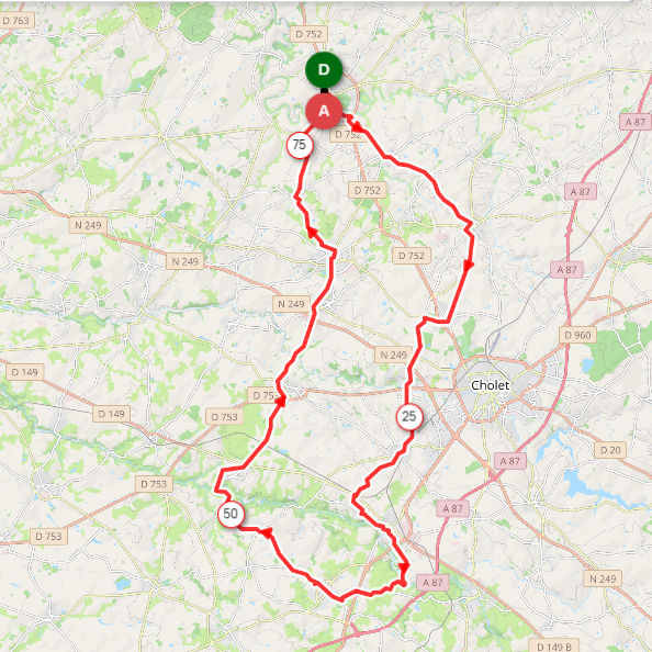 DIMANCHE - 18 - DI340 - 80 KMS