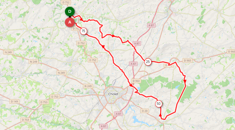 DIMANCHE - 25 - DI341 - 80 KMS