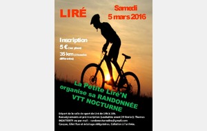 Rando VTT "Nocturne" de LIRE