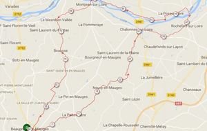 Dimanche 7 - Rando N°10 - 90 Kms