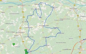 Dimanche 1 - Rando N°33 - 74 Kms