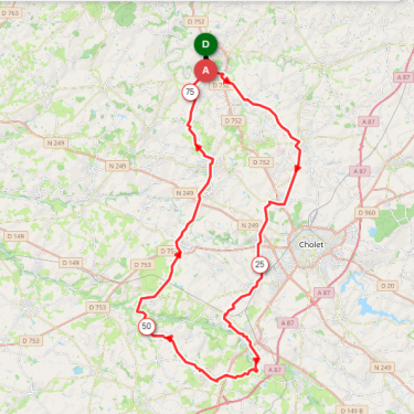 DIMANCHE - 18 - DI340 - 80 KMS
