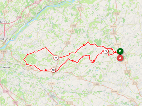 MARDI - 15 - N°459 /O - 82 KMS / N°460 /O - 73 kms