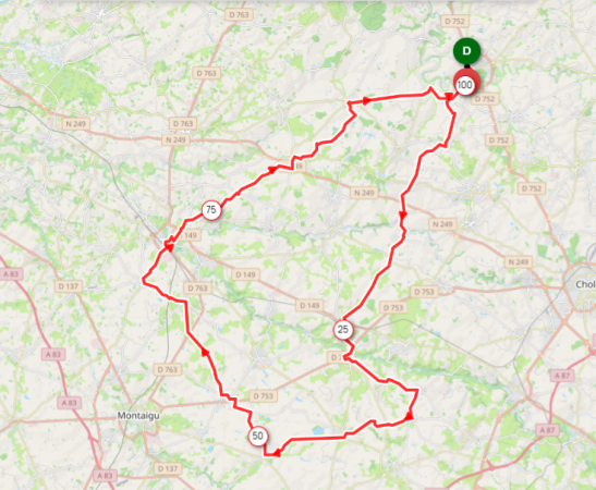 DIMANCHE - 19 - DI328 - 102 KMS