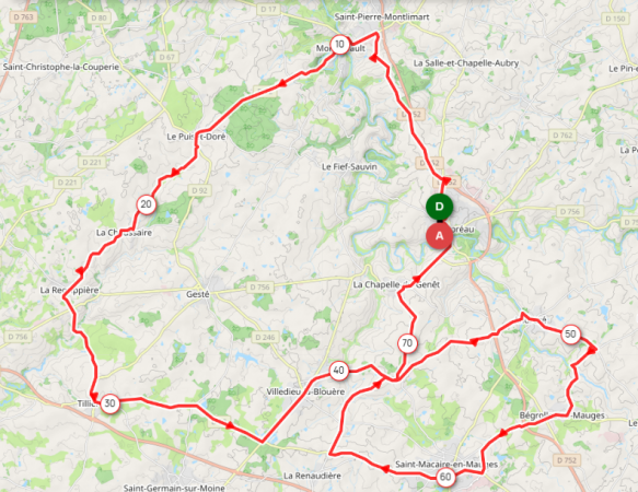 DIMANCHE - 08 - DI343 - 76 KMS