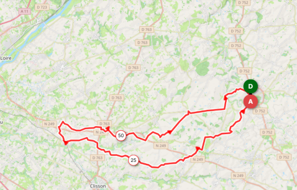MARDI - 27 - N°472 S / O - 74 KMS / N°473 S / O - 67 kms