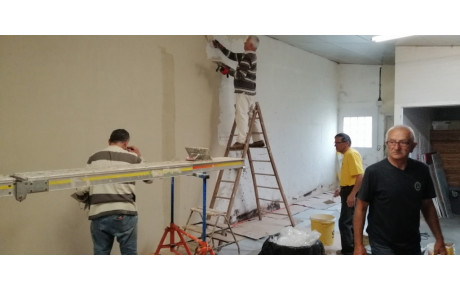 Travaux au local