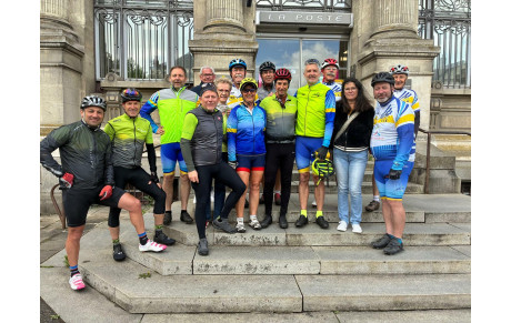 Une belle journée de jumelage sur deux roues : Saumur → Beaupréau